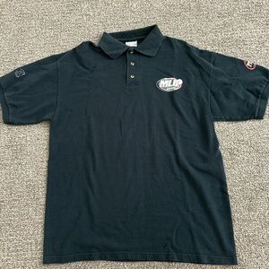 Vintage 2004 MLB Playstation 2 video game promo Polo shirt